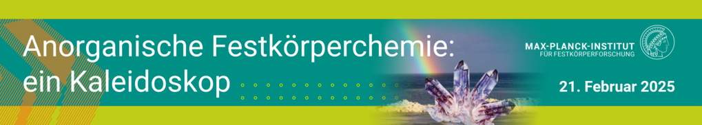 Anorganische Festkörperchemie: ein Kaleidoskop