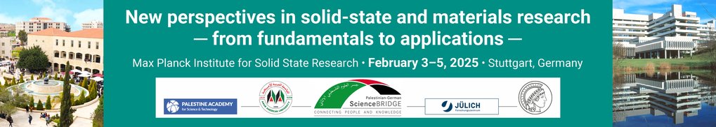 New Perspectives in solid-state and materialsresearch  - from fundamentals to applications -